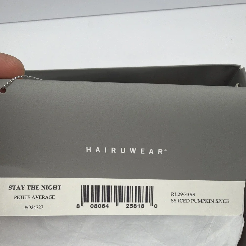 STAY THE NIGHT WIG-RAQUEL WELCH 29/33SSPumpkinRootsLUXALLHandtiedCapLaceFtMonoPt
